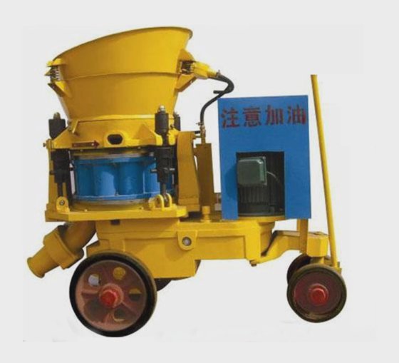 隧道施工气动干混喷射混凝土机