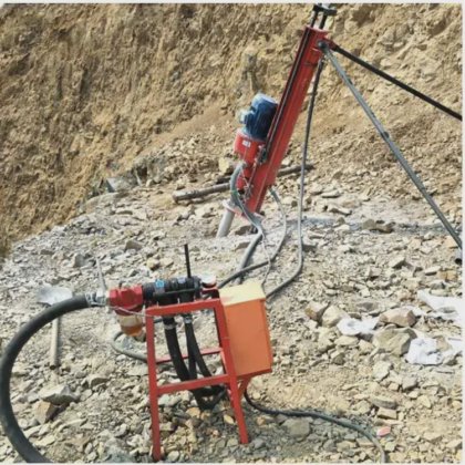 アンカー・ドリル装置携帯用空気圧縮機の堅い石