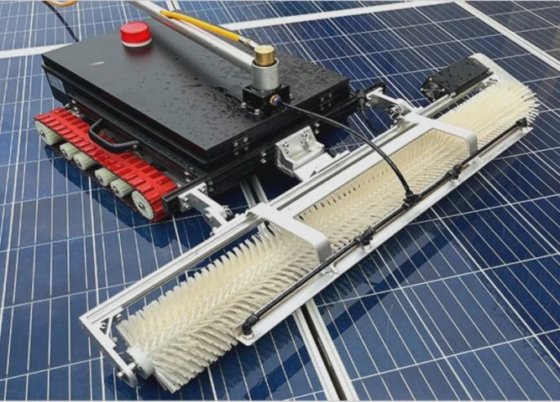 落下防止ソーラーパネル洗浄機 太陽光発電ロボットクリーナー ソーラー清掃ロボット