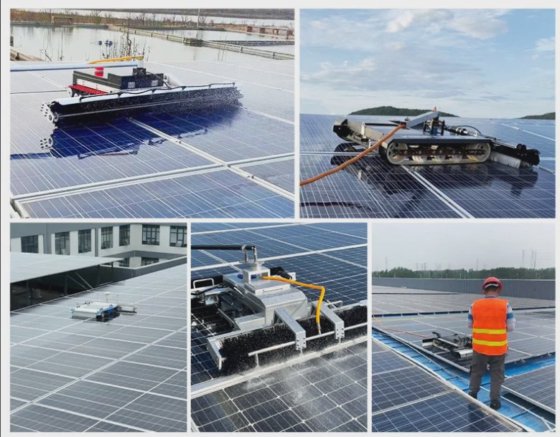 太阳能电池板清洁机器人