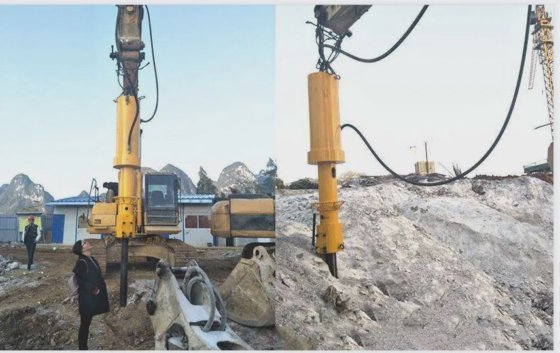 20-40 吨挖掘机安装式液压岩石劈裂机