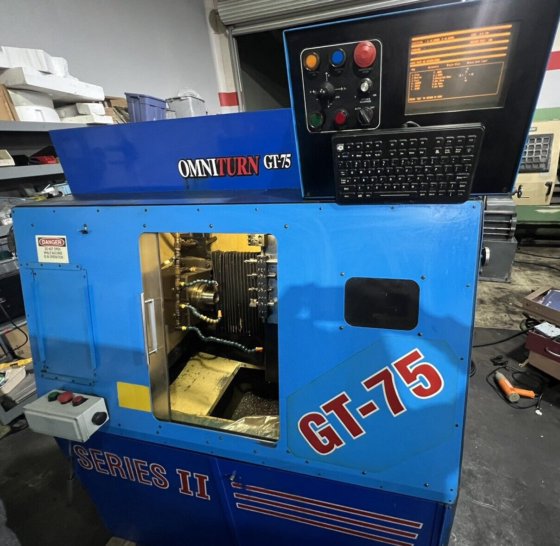 2004 OmniTurn GT75 Gang Tool CNC Lathe in Los Angeles, CA, USA