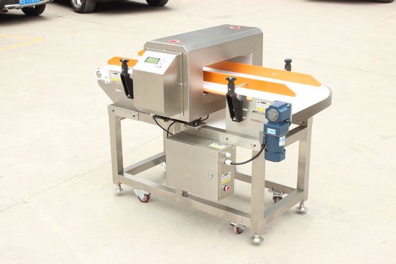 定制大液晶模块化塑料链带金属探测器，采用平衡理论