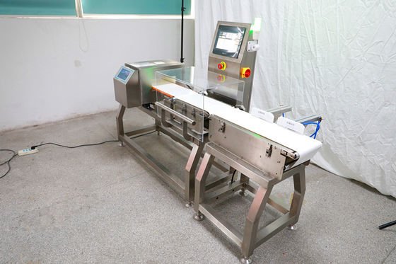 304不锈钢组合式输送机重量检查和金属探测器食品工业