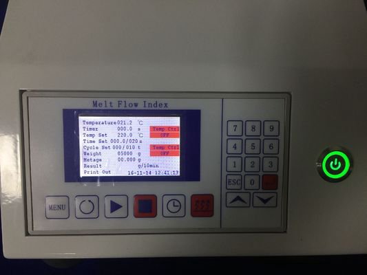 恒温高精度液晶塑料熔融指数测定仪