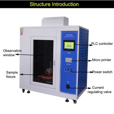 适用于电子产品、电器等的灼热丝火灾危险测试室。