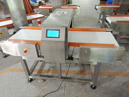 可调速海产品全金属检针机