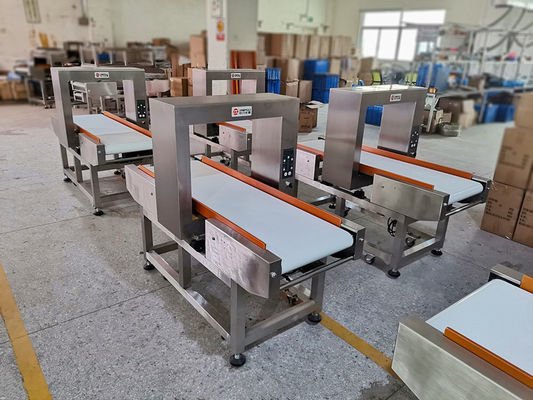 可调速海产品全金属检针机