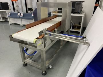 带推杆剔除装置的传送带食品金属检测机