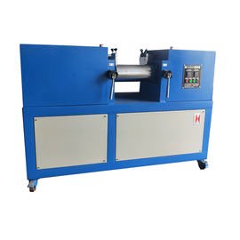 蓝色橡胶试验机/实验室双辊研磨机 160 350 毫米辊尺寸