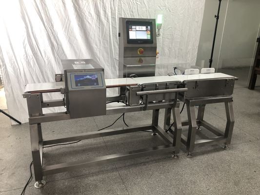 304不锈钢食品称重器和金属探测器带感应