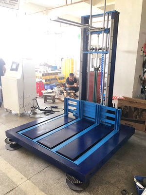 适用于更大尺寸包装的双轨零精度跌落测试仪