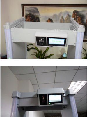 高金属探测灵敏度 7 英寸触摸屏金属探测门