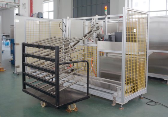 双料仓纸筒自动喷码理料机 氨纶编织胶带理料机