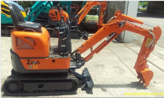 日立建機 ZX8U2 日本外匯08~10級可變腳 式後方小迴旋型挖土機(怪手)