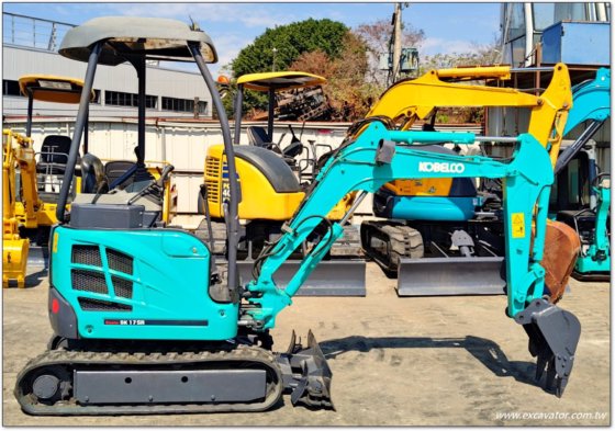 神戶製鋼建機SK15SR3_日本外匯15~17級可變腳後方小迴旋型挖土機(怪手)
