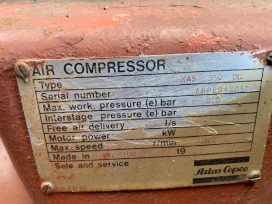 アトラスコプコ X4 エアエンド