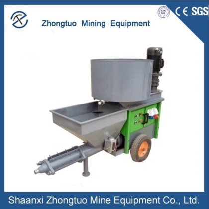 中拓混合泵送找平灌浆喷涂机适用于砂浆应用数控弹簧数控...