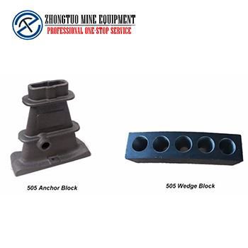 中拓后张拉锚扁平预应力基础桥梁管锚