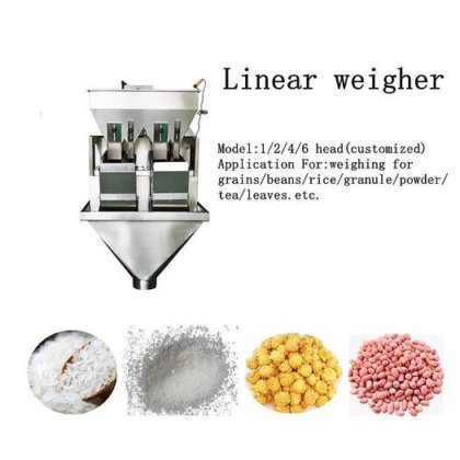 2 头直线式称重封口机 用于称重灌装封口包装机