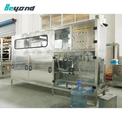 高品质全自动 5 加仑矿泉水灌装旋盖清洗包装生产线机器