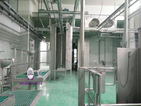 用于移动式屠宰场的全自动牛屠宰设计胴体自动清洗机