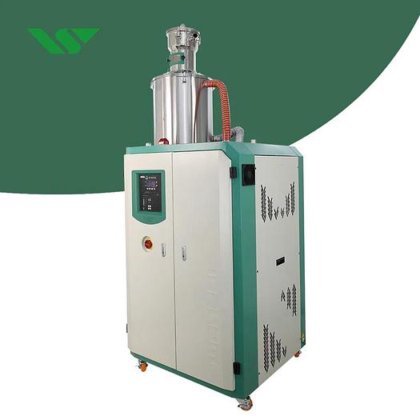 中国制造温水牌 3 合 1 双桶蜂窝流道式工业塑料热风干燥机料斗干燥机