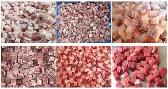 工业高品质冷冻肉切块机最优惠价格热销印度尼西亚、泰国和越南