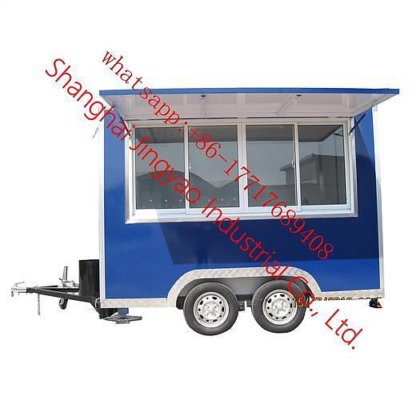 商业饮料沙滩车移动食品车老式冰淇淋食品卡车快餐自动售货拖车热食车拖车