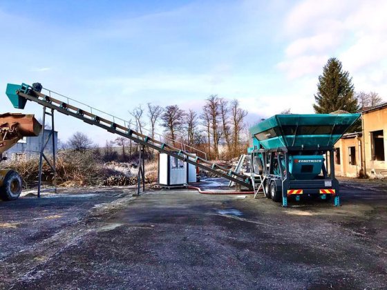 30 m3/h 移動式コンクリートプラント