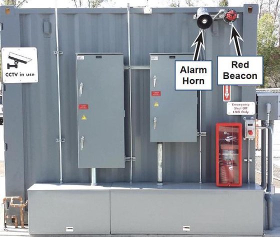 封闭式液化天然气站指挥中心 - 可控制任何项目现场