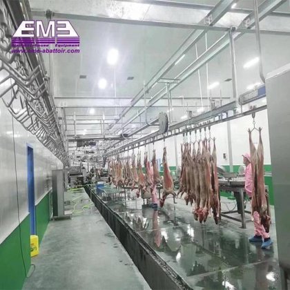 工厂价屠宰线设备肉羊屠宰场绵羊V型约束输送机