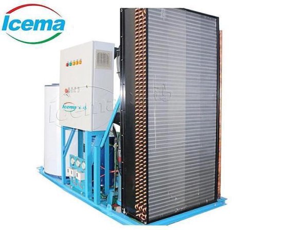 Icema 商用 3 吨风冷片冰机，适用于市场/船舶的海鲜/水果冷却