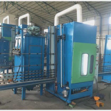 Vertical glass sandblasting machine manufacturing