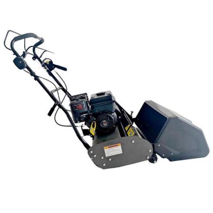 シリンダー草刈り機の切断ゼロの回転乗馬の草刈り機の巻き枠シリンダーローラーの草の自己移動緑機械手の押芝刈機