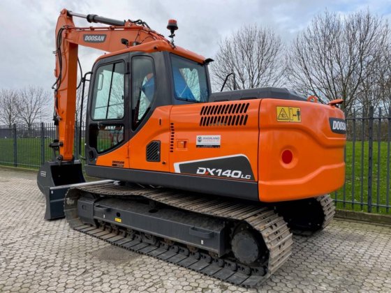 2021 Doosan DX140LC 03 In Haaften Netherlands