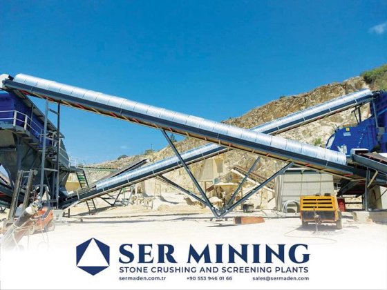 大規模プロジェクト向けの大型固定式一次衝撃破砕・スクリーニングプラント