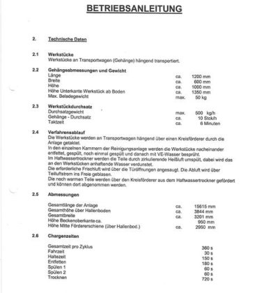 2019 Wieland Cleaning system