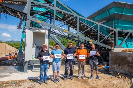 移动混凝土搅拌站