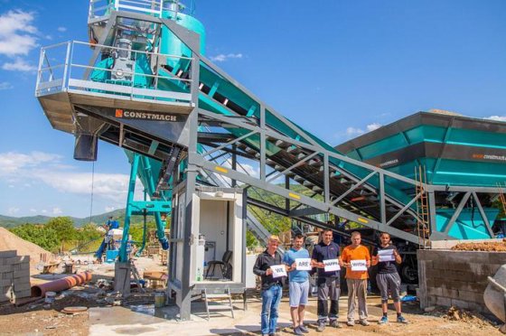 移動式コンクリートプラント