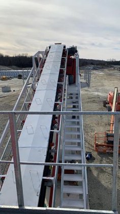 移动混凝土搅拌站 120 立方米/小时