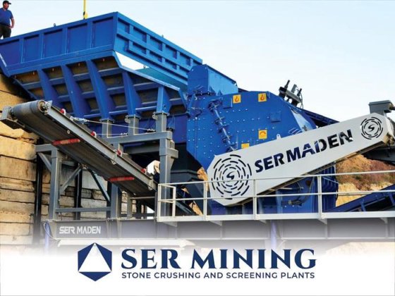 コンパクトで強力な石材加工設備 - 移動式衝撃破砕スクリーニングプラント