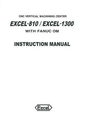 Manual for Used Excel CNC