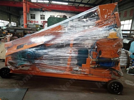 長い耐用年数の乾燥したタイプ吹付けコンクリート機械 コンクリートの噴霧およびミキサーの場所移動式グナイト機械