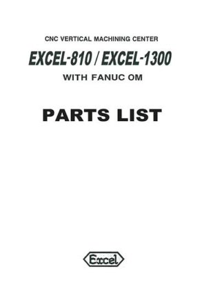 Manual for Used Excel CNC