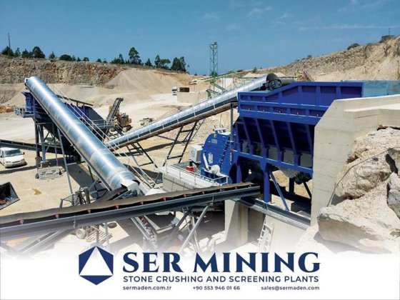 固定式一次衝撃破砕スクリーニングプラント