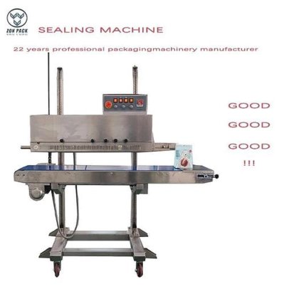 咖啡包装袋自动连续袋带封口机，立式封口机