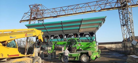 固定式混凝土搅拌站 60 立方米/小时，2 年保修