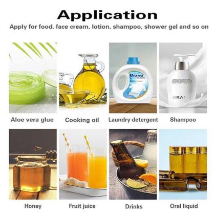 ZT 全自动活塞伺服电机灌装机,4 头瓶装灌装机,带封盖贴标生产线,油类调味汁液体