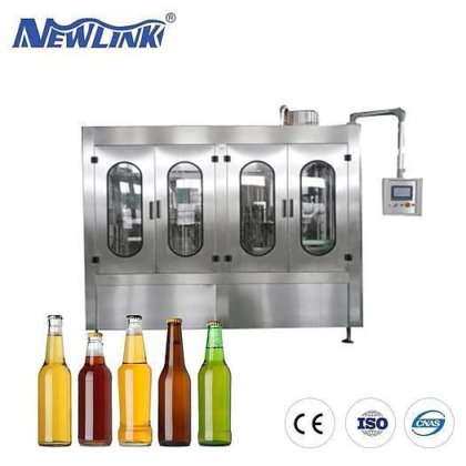 精酿啤酒液体灌装机金属/锡罐饮料灌装封口机/设备
